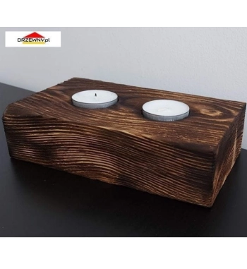 Świecznik na 2 wkłady tealight