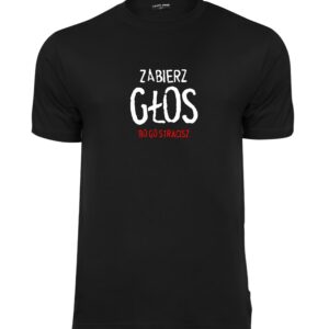 Koszulka ZABIERZ GŁOS czarna