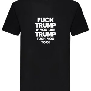 Koszulka - Fuck Trump - czarna