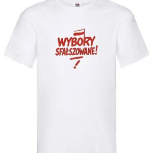 Koszulka - WYBORY -  biała