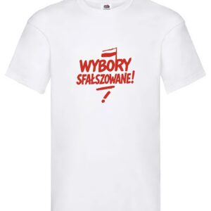 Koszulka - WYBORY -  biała