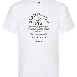 Koszulka - STANDARDY PIS -  biała