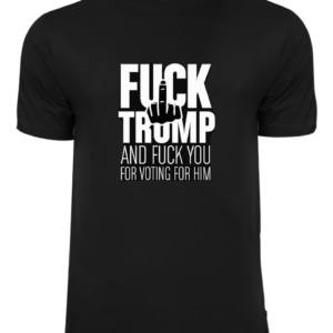 Koszulka - Fuck Trump 1 - czarna